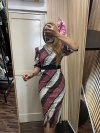 ALTHREE Clothing -  TIAR Dress Batik Katun Stretch Wanita Formal Pendek Casual