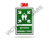 ป้ายเตือนเซฟตี้ รหัส SA-058 สติ๊กเกอร์ 3M