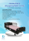 เตียงผู้ป่วยไฟฟ้า FRANCEBED รุ่นISS-NP32C พร้อมที่นอน