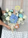 ตะกร้าดอกไม้ฟ้าขาว FW070