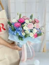 ช่อดอกไม้ฟ้าชมพู ช่อดอกไม้สวยๆ FW002