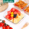 ถาดแก้วอบทรงสี่เหลี่ยม LoveHarbor (LH0039) Square Glass Baking Dish 1.8L 24.5x22x5.2cm