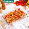 LoveHarbor LH0041 Oblong Glass Baking Dish (ขนาด 1.0 ลิตร | 25.8x15x4.6 ซม.)