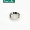 ยกลังสุดคุ้ม 24 ชิ้น/ลัง LoveHarbor LH0250 18cm Stainless Steel Round Plate