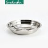 ยกลังสุดคุ้ม 24 ชิ้น/ลัง LoveHarbor (LH0253) จานสเตนเลสทรงกลม 24 ซม. (ขนาด 24.5x4.5 ซม.)