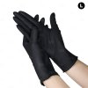 I'M GLOVE BLACK ถุงมือยางไนไตร ไม่มีแป้ง สีดำ ไซส์ L (100ชิ้น/กล่อง)