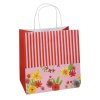 BJN ถุงกระดาษหูเกลียว 23x15x23 cm. ลาย Blooming Summer (25ชิ้น/แพ็ค)