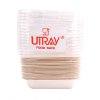 UTray (561W) ถาดกระดาษพร้อมฝา 650 มล. สีขาว(20ชุด)