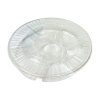 ยกลังสุดคุ้ม 10 แพ็ค TPK กล่องเบเกอรี่กลม 7 ช่อง พร้อมฝา (T-3001 + L-1006) – ยกระดับความพรีเมียมให้ขนมของคุณ [10 ชุด/แพ็ค]