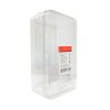 กล่องเหลี่ยม PET พร้อมฝา 147x84x55 mm.(440 ml.)