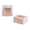 BJN กล่องสแน็คหน้าต่าง 15x15x7.5 cm. ลาย เบบี้ยูนิคอร์นสวีทพิ้งค์ (20ชิ้น/แพ็ค)