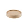 ฝากระดาษ ปาก 72 mm. สีคราฟท์ (50ชิ้น/แพค)