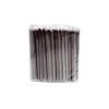 หลอดมุกอนามัย ห่อฟิล์ม 12x210 mm. สีน้ำตาล (100เส้น/แพค)