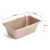 CHEFMADE WK9064 พิมพ์ขนมปังโทสต์เหลี่ยม พิมพ์ Loaf Pan (18.5x11.5x6.5 cm)