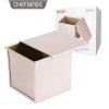 CHEFMADE WK9879 พิมพ์อบขนมปังปอนด์ทรงสี่เหลี่ยมลูกบาศก์ 450g พร้อมฝาปิด (ลายลอน corrugated) เคลือบ Non-Stick พรีเมียม