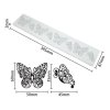 YT2023401  แผ่นซิลิโคนทำลวดลาย 8 butterfly shape silicone lace mat (39.5x8.7cm)