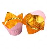 Deejang กระทงทิวลิป สีชมพูทอง (5x8cm.) 100ใบ/แพ็ค