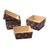 MAIS ถาดกระดาษคราฟท์  65x65x30mm(50ใบ/แพ็ค)