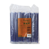 ยกลังสุดคุ้ม 25 แพ็ค/ลัง PureD หลอดงอ ห่อฟิล์มใส 6x220 mm. สีน้ำเงิน (200เส้น)