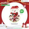 พิมพ์กดคุกกี้ลายคริสมาสต์ Christmas Snowman ใส่หมวก (8 ชิ้น/เซ็ต) (SEASONAL)