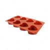 พิมพ์ซิลิโคนแผง 8 ช่อง หัวใจHeart (29.8x17.2cm)