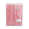 หลอดหักงอ ห่อฟิล์ม 6x210 mm. สีชมพู (100เส้น/แพค)