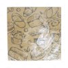 BeeBox (P-BG-NB) กระดาษรองใหญ่ 12x12 นิ้ว ลาย Bake Gold New (100ใบ/แพค)