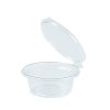 ถ้วยพลาสติกใส ถ้วยน้ำจิ้ม PET 1oz. พร้อมฝาปิดในตัว (50ใบ/แพ็ค)