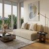 MONO BLOCK Sofa โซฟาดีไซน์เรียบหรูในแบบ Contemporary พนักพิงเรียบสะอาดตา