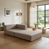 โซฟา 2-in-1 Sofa Daybed ปรับนั่งและนอนได้ ดีไซน์ทรงจัตุรัส สไตล์นอร์ดิกมินิมอล รหัส BRD003