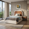 เตียงนอนมินิมอล (Minimalist Upholstered Bed) ดีไซน์เรียบง่าย อบอุ่น แข็งแรงทนทาน มีให้เลือก 3 ขนาด รหัส BR3004, BR3005 และ BR3006