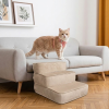 บันไดสัตว์เลี้ยงบุนุ่ม (Premium Pet Stairs) บันไดถนอมข้อต่อ 3 ชั้น ดีไซน์มินิมอล สำหรับสุนัขและแมว รหัส BR6005