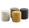 Stool Donut เก้าอี้สตูลนั่ง บุฟองน้ำนุ่ม โครงสร้างไม้ หุ้มผ้า Polyester 100%