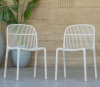 เก้าอี้สนาม รุ่น Linear Outdoor Armchair สีขาว
