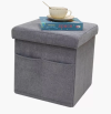 Stool Box เก้าอี้สตูล โครงไม้ ดีไซน์ทันสมัย ทรงสี่เหลี่ยม มีช่องเก็บของในตัว