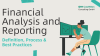 Financial Analysis &amp; Reporting