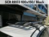 ถาดแร็คหลังคา SCR RoofRack รุ่น RR03 Black Color 100x150 cm