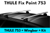 แร็คหลังคา THULE รุ่น 753 สำหรับรถ Fix Point ชุดขาจับ คานขวาง ที่วางบนหลังคารถ