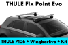 แร็คหลังคา THULE รุ่น 7106 สำหรับรถ Fix Point Evo ชุดขาจับ คานขวาง ที่วางบนหลังคารถ