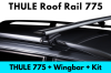 แร็คหลังคา THULE รุ่น 775 สำหรับรถ Roof Rail ชุดขาจับ คานขวาง ที่วางบนหลังคารถ