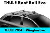 แร็คหลังคา THULE รุ่น 7104 สำหรับรถ Roof Rail ชุดขาจับ คานขวาง ที่วางบนหลังคารถ