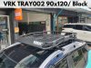 แร็คหลังคา VRK Roofrack รุ่น TRAY002 Black Color 90x120 cm