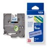 Brother เทปพิมพ์อักษร (Tape Pump) TZE-521 9 มม. สีดำพื้นน้ำเงิน