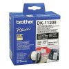 Brother DK-11208 เทปพิมพ์อักษร ขนาด 38x90มม. (400 ป้าย/ม้วน)