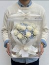 Fresh Flowers - Blue Tone in AcrylicBox