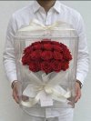 Fresh Flowers - Red Tone in AcrylicBox
