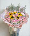 XL Sunflower Roses Bouquet