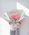60 Tulips Pink Tone - Trendy Wrapping Bouquet