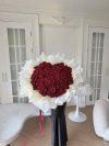 [Valentines] 100 Roses - Heart Shape Bouquet