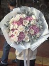 Pink Hydrangea Rose XL Bouquet